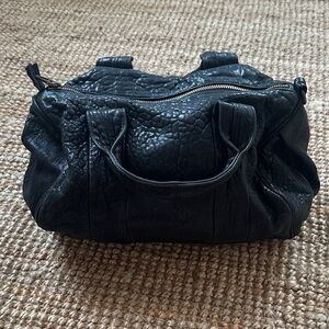 Alexander Wang Textured Black duffel